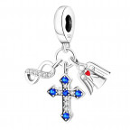 Strieborný prívesok korálik na náramok