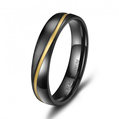 Snubný prsteň BLACK TITANIUM