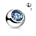 Náhradná gulička s kamienkom 1,2 x 3 mm