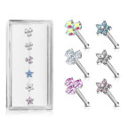 Súprava 6tich piercingov do nosa