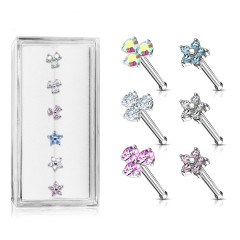 Súprava 6tich piercingov do nosa