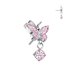 Ozdobná časť k PUSH IN piercingu TITAN