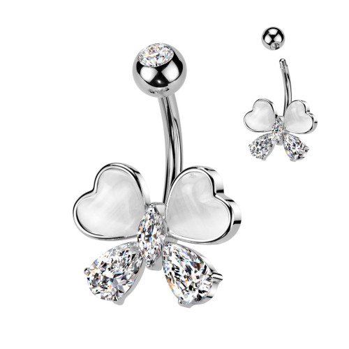 Piercing do pupku mašlička