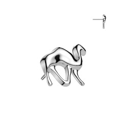 Ozdobná časť k PUSH IN piercingu TITAN, ťava