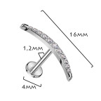 Piercing do brady - labreta TITAN