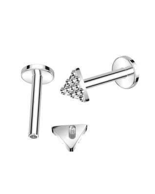 Piercing do brady - labreta TITAN, 1,2 x 8 mm