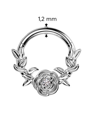 Segment kruh - helix / cartilage / tragus piercing TITAN