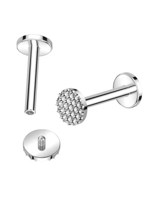 Piercing do brady - labreta TITAN, 1,2 x 8 mm