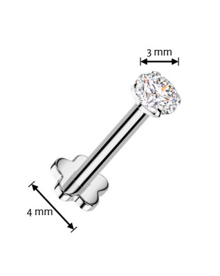 Piercing do brady - labreta TITAN