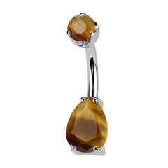 Piercing do pupku - TITAN, Tigrie oko