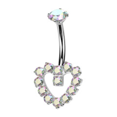 Piercing do pupku srdca - TITAN