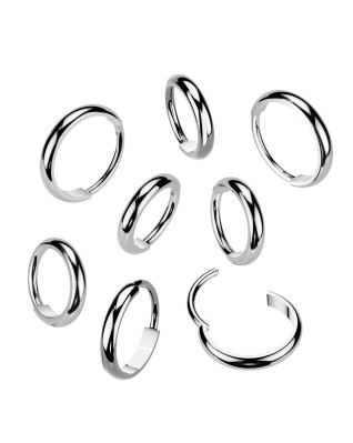 Segment kruh - helix / cartilage / tragus piercing TITAN