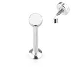 Piercing do brady - labreta 1,2 x 6 mm, koliesko 3 mm