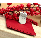 Oceľový prívesok - doštička vojenská známka