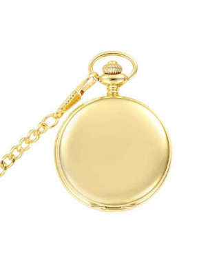 Vreckové hodinky otváracie pozlátené - cibuľa