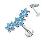 Piercing do brady s kvietkami 1,2 x 6 mm